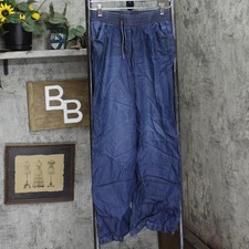 dG2 by Diane Gilman Womens Softcell Wide Leg Pants 698804 Indigo Blue XS