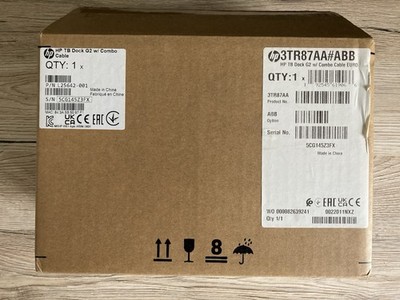 HP Thunderbolt Dock G2 Docking Station 230W - Schwarz (3TR87AA#ABB) - Unbenutzt!