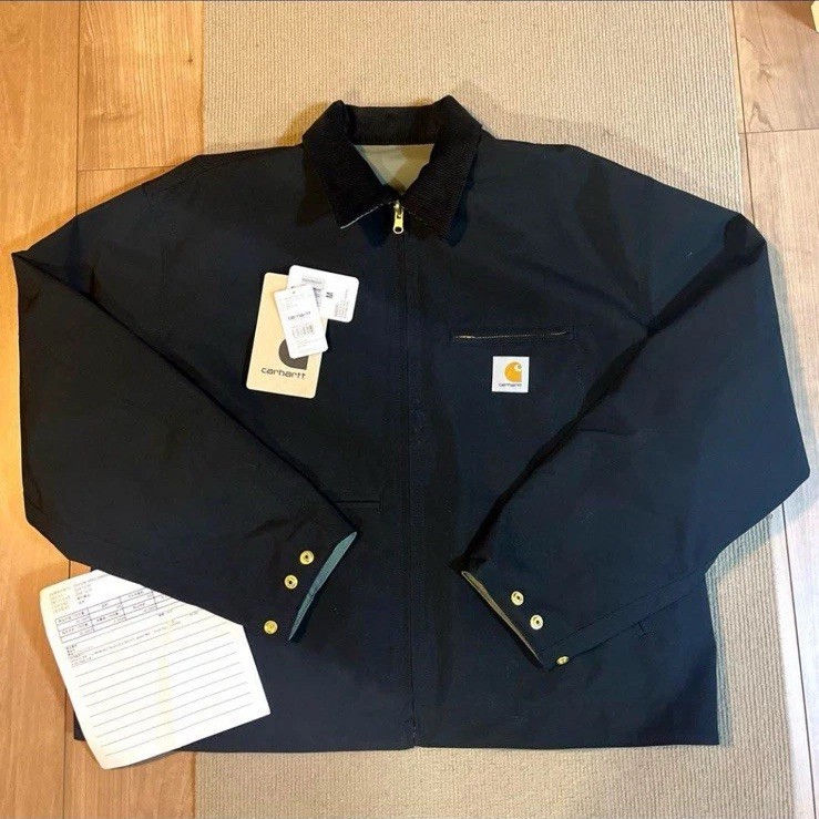 carhartt invincible Detroit jacket ブラック Invincible x Carhartt Detroit Jacket Size M Black New Unused