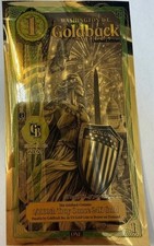 1 WASHINGTON DC GOLDBACK 1/1000 OZ 250 YEARS COMMEMORATIVE EDITION BU 🔥