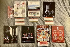 Emirates Cup Arsenal- 7 Programmes And Tickets 2007-2015. Very Collectible Lot !