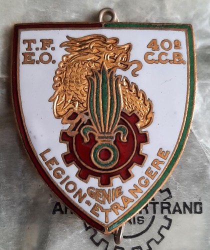 Insigne Original Légion Étrangère / Gendarmerie Frontières - Indochine 1947-1954 - Occasion