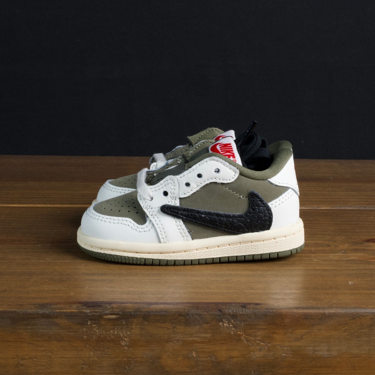 Air Jordan 1 Low OG SP (TD) Travis Scott Medium Olive DO5441-200