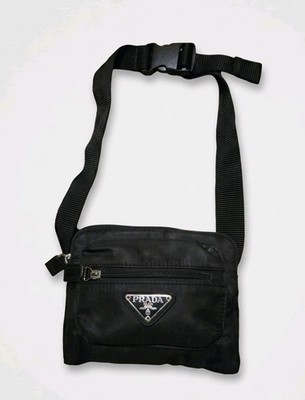Prada Nylon Black Tessuto Belt Bag/Fanny Pack