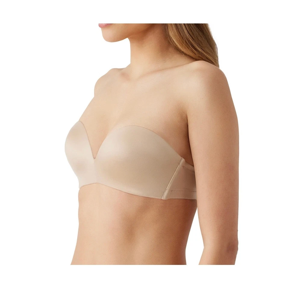 Sujetador sin tirantes b.tempt'd by Wacoal 954281 beige desnudo convertible 36B nuevo con etiqueta Foto 3 de 4