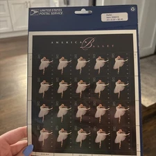 US #3237 Full Mint Sheet - Ballet Commemorative Issue - 32 cent MNH