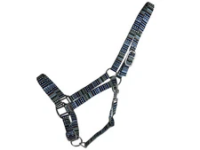 Blue Aztec Print Nylon Halter