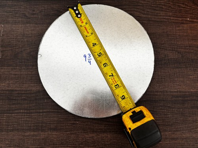 #ad #ad 26 GA STEEL 9 3 4quot; Round Sheet Metal Plate $6.99