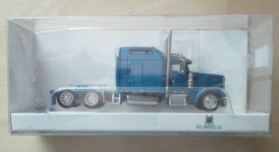 Kenworth W900L 2-Axle Sleeper Cab Blue 1/87 HO Logistics 90006 4'' Broken Flap