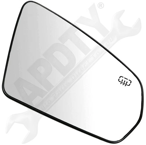 APDTY 67342 Heated Plastic Backed Mirror Right