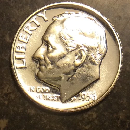 1956 ROOSEVELT DIME PROOF