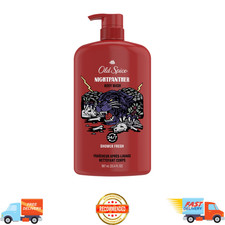 Old Spice Body Wash for Men, NightPanther Scent, Long Lasting Fragrance, 33.4 oz 0.39 per gallon