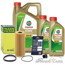 MANN-FILTER ÖLFILTER+7L CASTROL EDGE 5W-30 LL FÜR AUDI A4 8K B8 3.0 3.2 S4 07-15