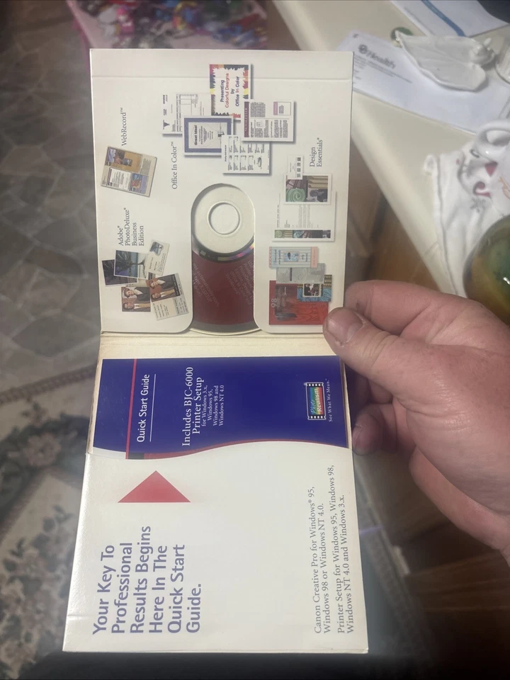 Canon Creative Pro Version 1.0 for Windows 3.x, 95, 98, NT4.0, BJC-6000 Setup - Image 3 of 3