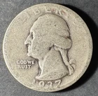 1937-D Silver Washington Quarter (Circulated) - (#2056) Very Fine Condition
