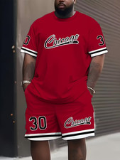 Men s Outfit 2 Piece Set Shirt  Shorts Set - Available Sizes 3XL BIG