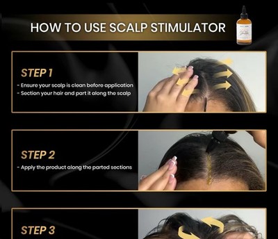 Bask & Lather Hair Growth Oil 2 fl oz Biotin Collagen MSM Paraben-Free