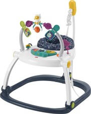 Fisher-Price Baby Bouncer SpaceSaver Jumperoo Musical Activity Center Light
