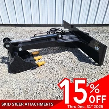 Skid Steer GIYI Backhoe Hydraulic Attachment Digger