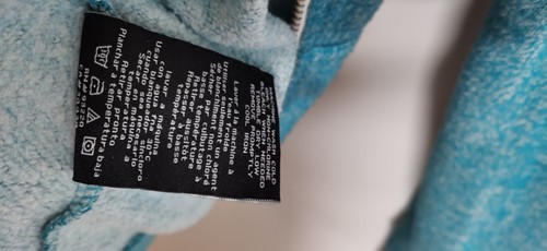 DC Shoes Skater Hoodie Womens Large L Blue Full Zip Sweater Logo Zipper - Picture 7 of 10
