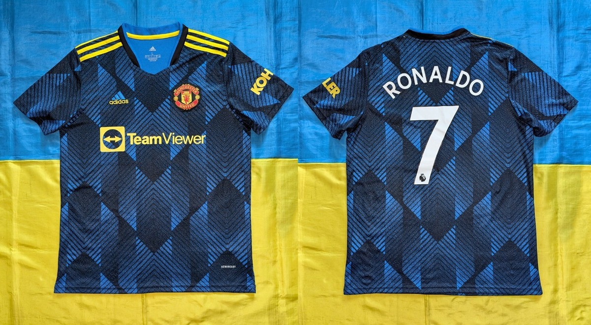 ○ RONALDO FC MANCHESTER UNITED 2021/2022 THIRD SHIRT ADIDAS