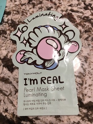 Lot Of 4 I m Pearl Mask Sheet Tony Moly Brand Face Mask Women Girls Hlth Beauty