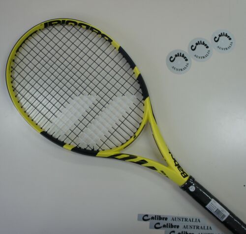 BABOLAT PURE AERO Tennis Racquet STRUNG Yellow Grip 2 (4-1/4