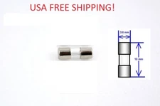 Lot of 5 - SLOW BLOW 6A T6A 250V micro Glass Fuse 3.6mm x 10mm 3.6 x 10mm