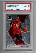 2019-20 Panini Mosaic #234 Kendrick Nunn RC PSA10