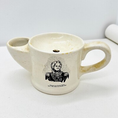 Vintage Wade Shaving Mug Admiral Lord Horatio Nelson Collectible Decor