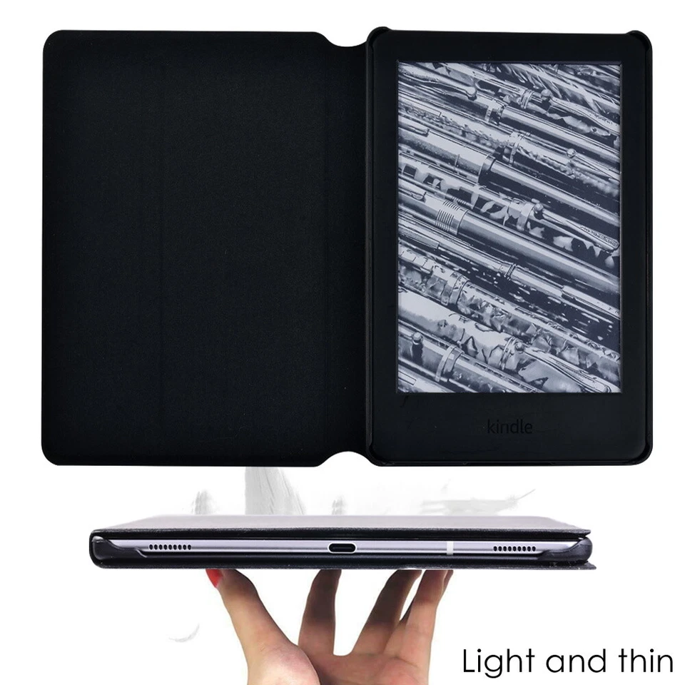Leather Stand Cover Case For Amazon Kindle 8th 10th 11th/Paperwhite 12345 +Pen - Image 4 of 4