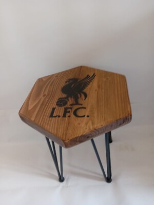 LFC Vintage, rustikal, handgefertigt, Massivholz Beistelltisch.