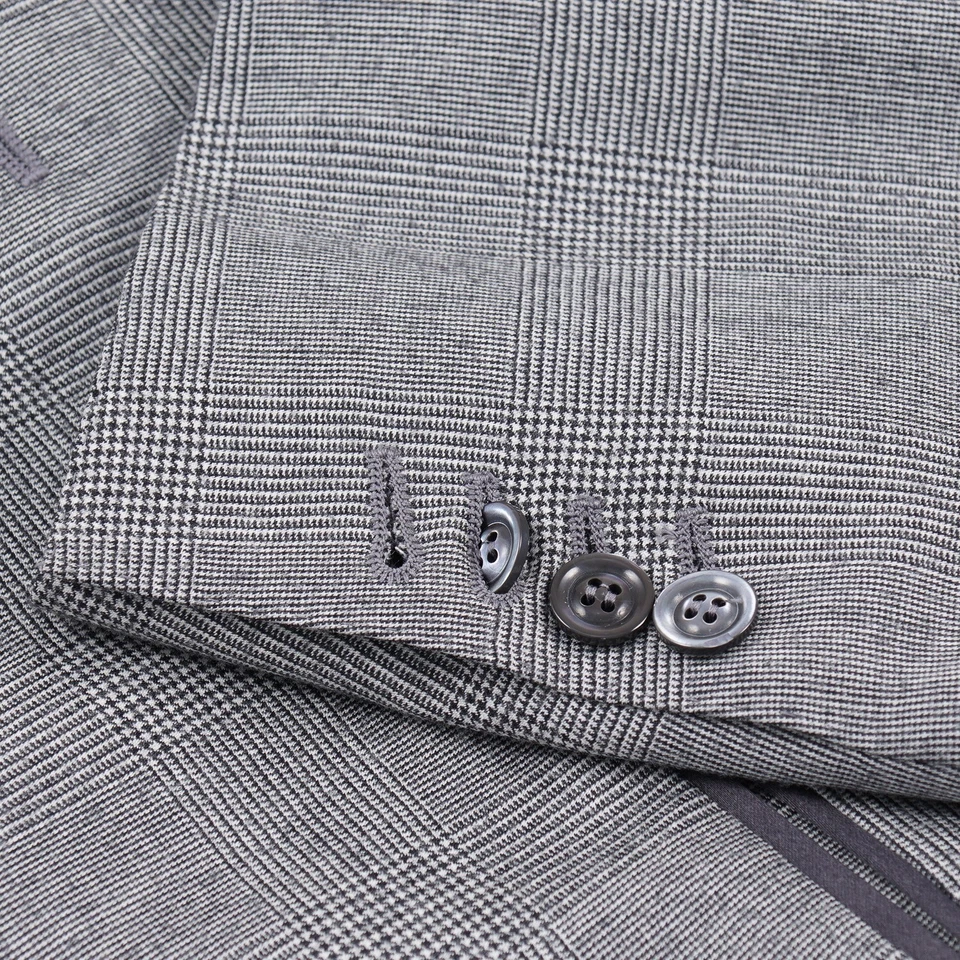 Esmoquin Brunello Cucinelli ligero de franela de lana con solapas de pico 40R (UE 50) Foto 3 de 4