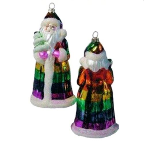 Christmas Pride Ornaments Rainbow Santa - Photo 1 sur 1