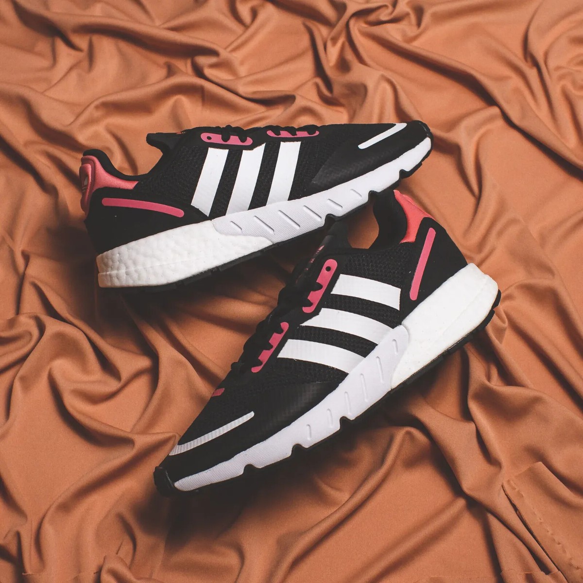 Adidas ZX 1K Boost Core Black/Hazy Rose FX6872 Sneakers for Women