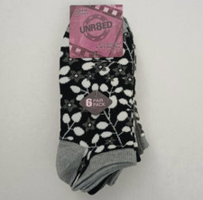 6 Pairs Women's Sport Low Cut no-Show Casual Socks, UNR8ED Size 9-11 - New