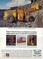 1967 Eaton Yale & Towne Muscle Multiplier’s Vintage Magazine Print Ad/Poster