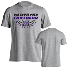 High Point University Panthers Basketball Laces Logo Short Sleeve T-shirt Tee