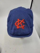 Vintage Kc Monarchs Baseball Kansas City Negro League Hat Cap Peaky Blinder Flat