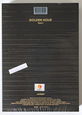 ATEEZ Jongho Signed GOLDEN HOUR PT. 1 SEALED (Golden Hour Ver. US