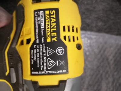 stanley fatmax v20 comes with 2 new batterys