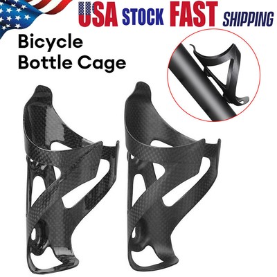 Carbon Fiber Water Bottle Cage Holder Cycling MTB Road Bike Ultra Lightweight US
