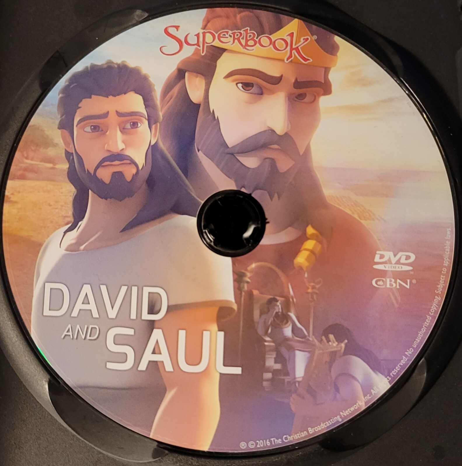 Super book CBN David and Saul DVD Bible Classic Animated TV Series Episode  RARE