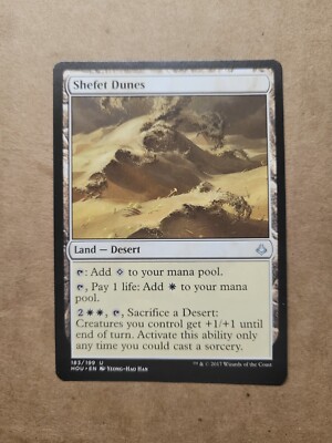 Shefet Dunes Hour of Devastation HOU MTG Magic White Desert #183 BULK DISCOUNT
