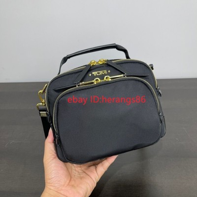 TUMI ボディバッグ A223 New TUMI Voyageur Troy Shoulder Bag Crossbody Black Nylon 196308