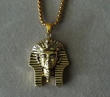 Tutanchamun Anhänger Mit Halskette Gold Pharao Ägyptisch Ägypten Sphinx Pyramide