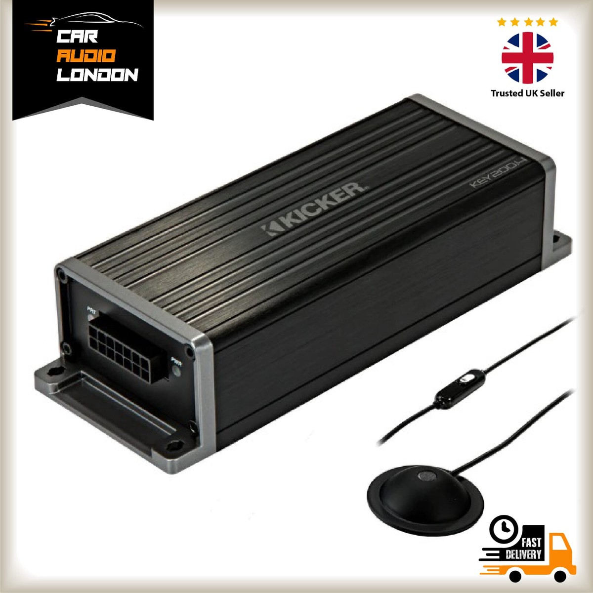 Kicker KEY200.4 200W RMS 4-Channel Full range Class-D Amplifier