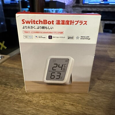 SwitchBot Thermometer Hygrometer, Bluetooth Indoor Humidity Meter for Home