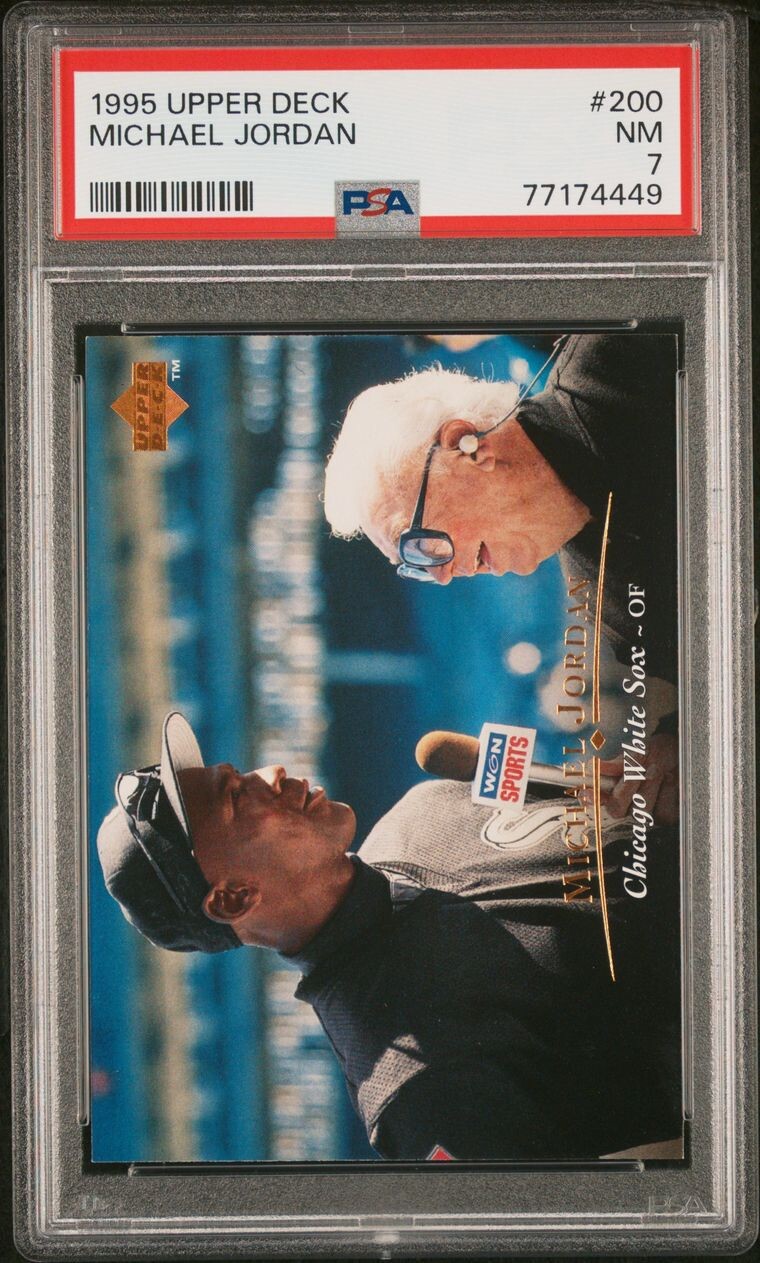 Michael Jordan 1995 Upper Deck #200 PSA 7 NM