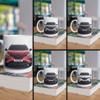 Personalisierte Captur Rive Gaude Limited Edition Tasse Geschenk - Farbe wählbar